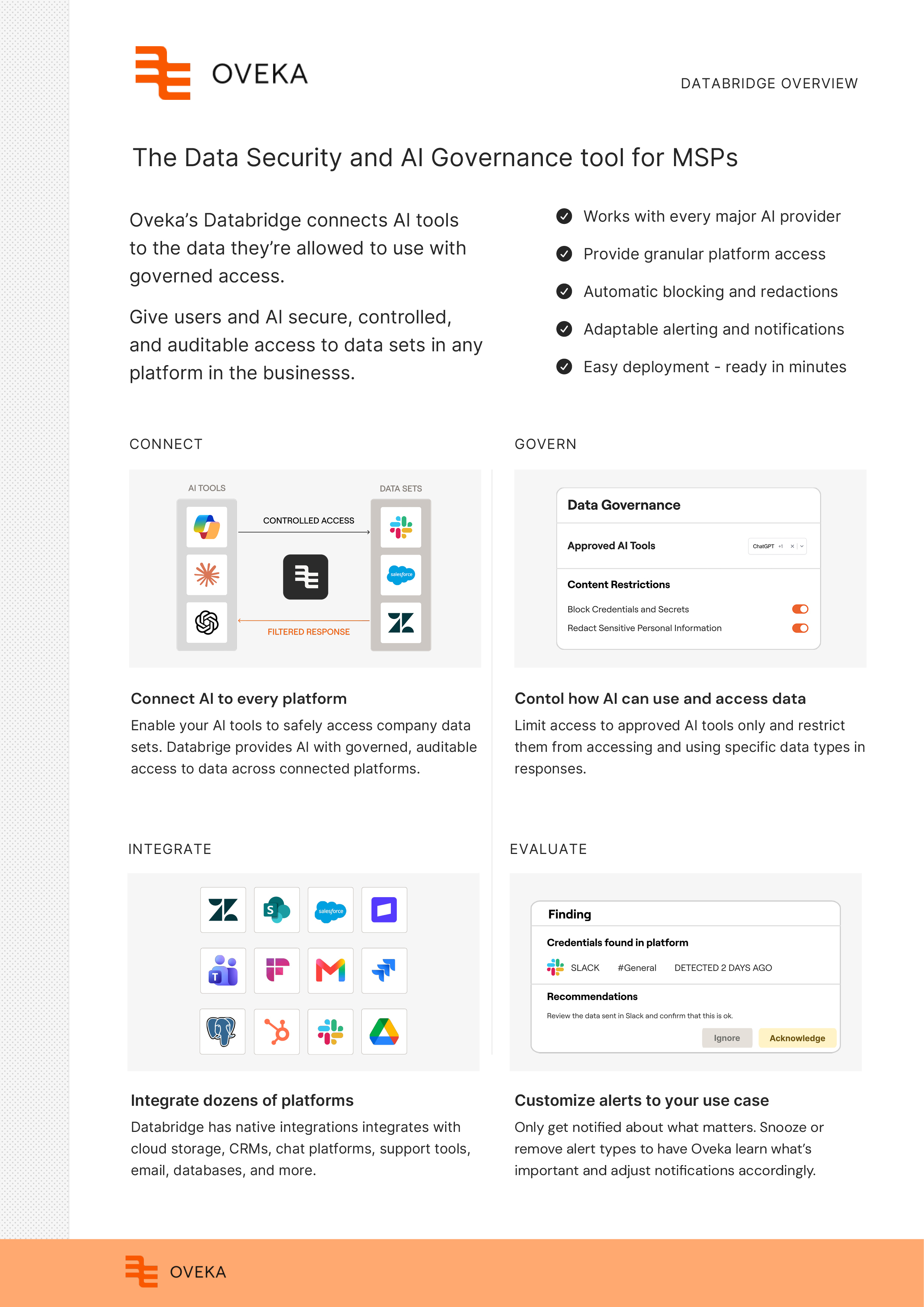 Databridge product sheet